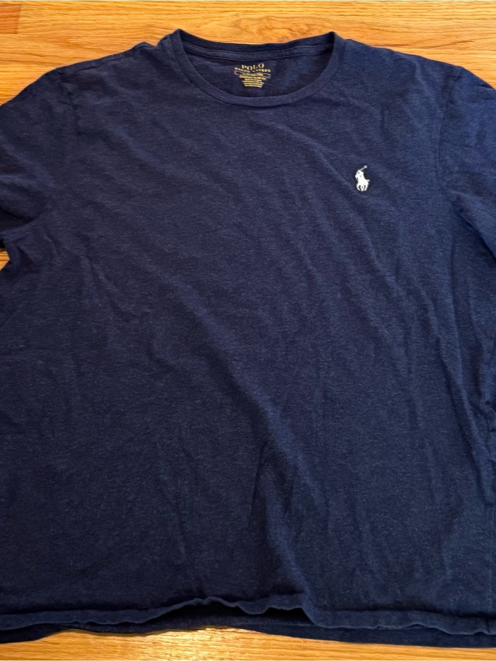 Polo by Ralph Lauren Navy Short Sleeve Crewneck Tee with White Pony